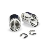 Absima Krómozott kipufogóvég (2db kerek)