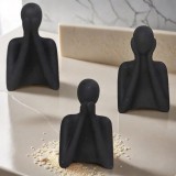 Absztrakt minimalista figurák 16cm - „Ne láss, ne hallj, ne szólj"