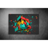 Absztrakt Vászonkép 039 eh-039