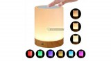 Abydos RGB asztali és éjjeli akkumulátoros lámpa szabályozható fényű 2évG