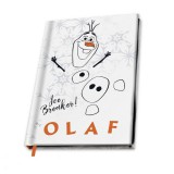 ABYstyle Disney Jégvarázs: Jégvarázs 2 Olaf jegyzetfüzet, A5