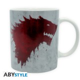 AbyStyle, GAME OF THRONES - The North remembers, Official, 320 ml, Fehér-Piros, Bögre