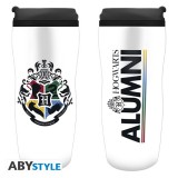 ABYstyle Harry Potter "Hogwarts Alumni" 355ml műanyag utazó bögre - Mintás (ABYTUM046)