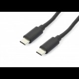 Accura USB-C apa - USB-C apa 2.0 Adat és töltő kábel - Fekete (2m) (ACC2288)