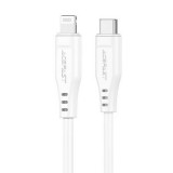 ACEFAST C3-01 USB-C - Lightning kábel 1.2m fehér (C3-01 white) - Adatkábel
