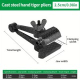 Acél állítható mini asztali satu