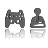 Acél gamer fülbevaló