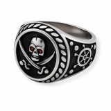 Acél halálfejes gyűrű