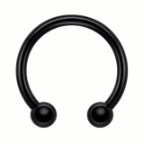 Acél patkó piercing