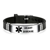 Acél szívbeteg karkötő