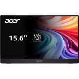 Acer 15.6" PM161QB1bmiuux ZeroFrame 16:9 FullHD IPS LED Hordozható Monitor - Fekete (UM.ZP1EE.101)