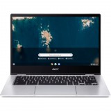Acer Chromebook Spin 314 CP314-1HN-C07F Intel® Celeron® N5100 35,6 cm (14") Érintőképernyő Full HD 8 GB LPDDR4x-SDRAM 128 GB eMMC Wi-Fi 6 (802.11ax) ChromeOS Német Ezüst (NX.AZ3EG.00B)