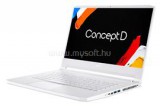 Acer ConceptD 7 Pro CN715-72P-71ZH (fehér) | Intel Core i7-10875H 2.3 | 16GB DDR4 | 1000GB SSD | 0GB HDD | 15,6" matt | 3840x2160 (UHD) | nVIDIA Quadro RTX 3000 6GB | W10 P64