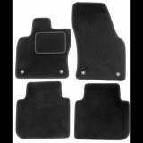 ACI Textile Carpets for ŠKODA KODIAQ 17- Black (for Round Clips) Set of 4 pcs (7643X62)