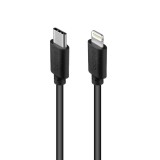 ACME CB1061 USB-C - Lightning kábel 1m fekete (CB1061) - Adatkábel