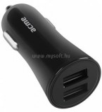 ACME CH104 3,4A univerzális 2xUSB autós gyorstöltő (CH104)