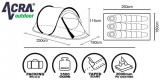 Acra BROTHER ST01 önfelállító sátor, 3 személyes
