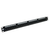 ACT 24-port Patch Panel 1U Black PP1001