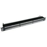 ACT 24-port Patchpanel 1U Black PP1020