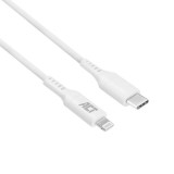 ACT AC3014 USB-C to Lightning charging/data cable 1m White