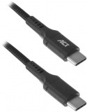 ACT AC3096 USB 2.0 connection cable C male - C male 1m Black AC3096