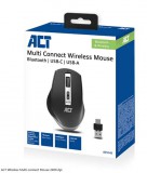 ACT AC5145 Wireless Multi Connect Mouse 2400 DPI Black AC5145