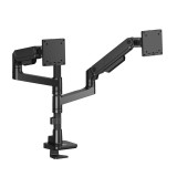 ACT AC8343 Dual Monitor Arm Office Premium with Gas Spring Pole Mounted