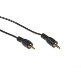 ACT Audio connection cable 1x 3,5 mmm jack male to 1x 3.5mm stereo jack male 5m Black AK2037