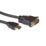 ACT HDMI to DVI-D HDMI A male - DVI-D single link male cable 2m Black AC7520