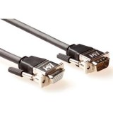 ACT High Performance VGA extension cable male-female with metal hoods 30m Black AK9037