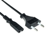 ACT Powercord Euro male - C7 female 3m Black  AK5242