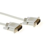 ACT Serial 1:1 connection cable 15 pin D-sub male to 15 pin D-sub male 1,8m Ivory AK3912