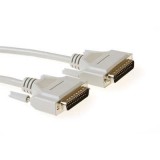 ACT Serial 1:1 connection cable 25 pin D-sub male to 25 pin D-sub male 1,8m Ivory AK4015