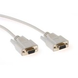ACT Serial 1:1 connection cable 9 pin D-sub female to 9 pin D-sub female 1,8m Ivory AK2315