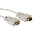 ACT Serial 1:1 connection cable 9 pin D-sub male to 9 pin D-sub female 3m White AK2306