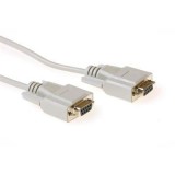 ACT Serial interlink connection cable 9 pin D-sub female to 9 pin D-sub female 3m White AK7103