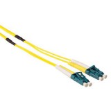 ACT Singlemode 9/125 OS2 duplex ruggedized fiber cable with LC connectors 40m Yellow RL5404