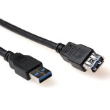 ACT USB 3.0 A male to USB A female 1m Black  SB3041