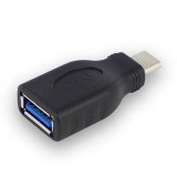 ACT USB 3.1 Gen1 adapter USB C male to USB A female Black SB0037