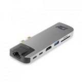 ACT USB-C Thunderbolt 3 Multiport Dock notebook dokkoló (AC7044)