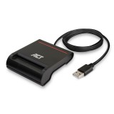 ACT USB Smart ID Card Reader Black AC6015