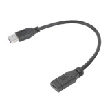 ACT USB Type-A male to USB Type-C female adapter cable 0,2m Black AC7460