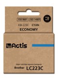 Actis cartridge KB-223C replacement Brother LC223C Standard 10 ml - Kompatibel - Tintenpatrone tintapatron 1 db Kompatibilis Standard teljesítmény Cián