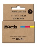 Actis cartridge KH-302CR for Hewlett Packard compatible HP 302XL F6U67AE standard - Kompatibel - Tintenpatrone tintapatron 1 db Kompatibilis Nagy (XL) kapacitású Cián, Magenta, Sárga