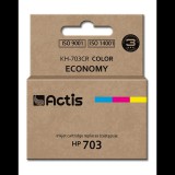 Actis (HP 703 CD888AE) Tintapatron Tricolor (KH-703CR)