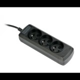 Activejet 3GNU - 1,5M - C 3-as túlfeszültség védő - elosztó 1.5m (3GNU - 1,5M - C)