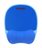 Activejet ACJ GEL MOUSE PAD BLUE egéralátét Kék