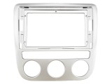ACV 9" Prémium rádiókeret VW Scirocco (Ezüst) – Klimatronik II. verzió 381320-96-4