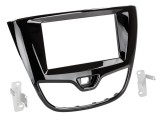 ACV Opel Karl 2015-2018 dupla DIN autórádió beszerelő keret zongoralakk fekete 381230-31-1