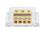 ACV Táp elosztó blokk negatívhoz 1x50mm2 + 2x20mm2 bemenet és 4x20 mm2 kimenet 30.3601-05
